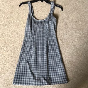 Houndstooth mini dress